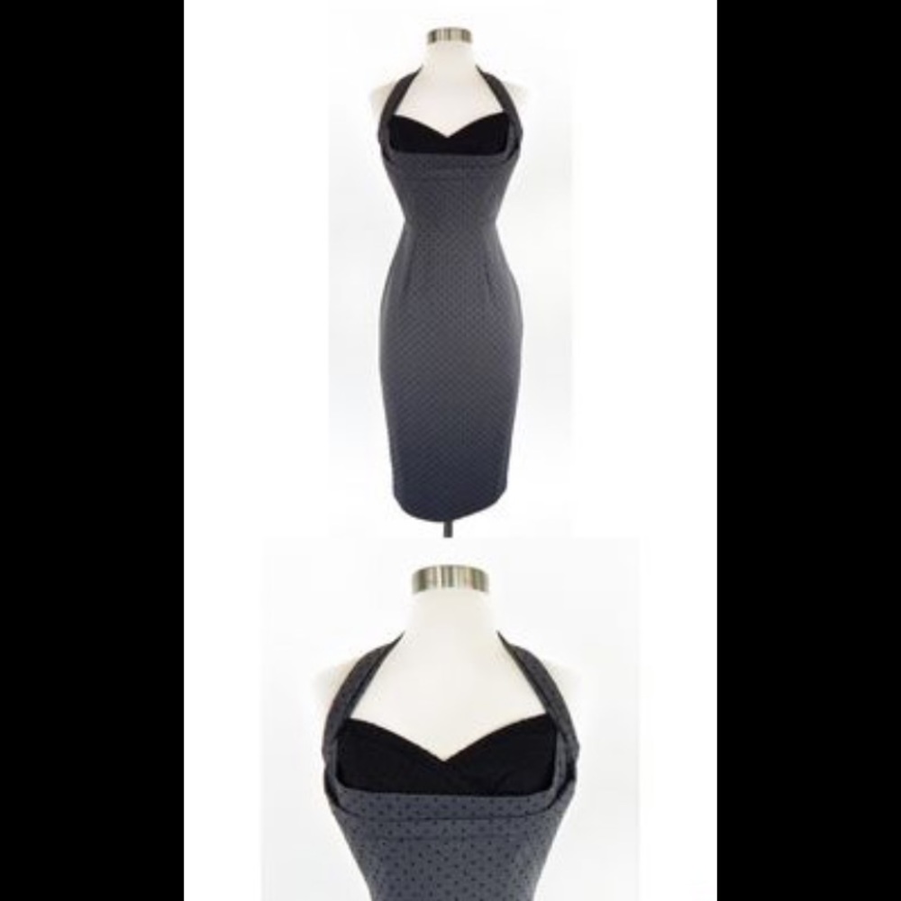 Stop Staring Polkadot Midi Dress